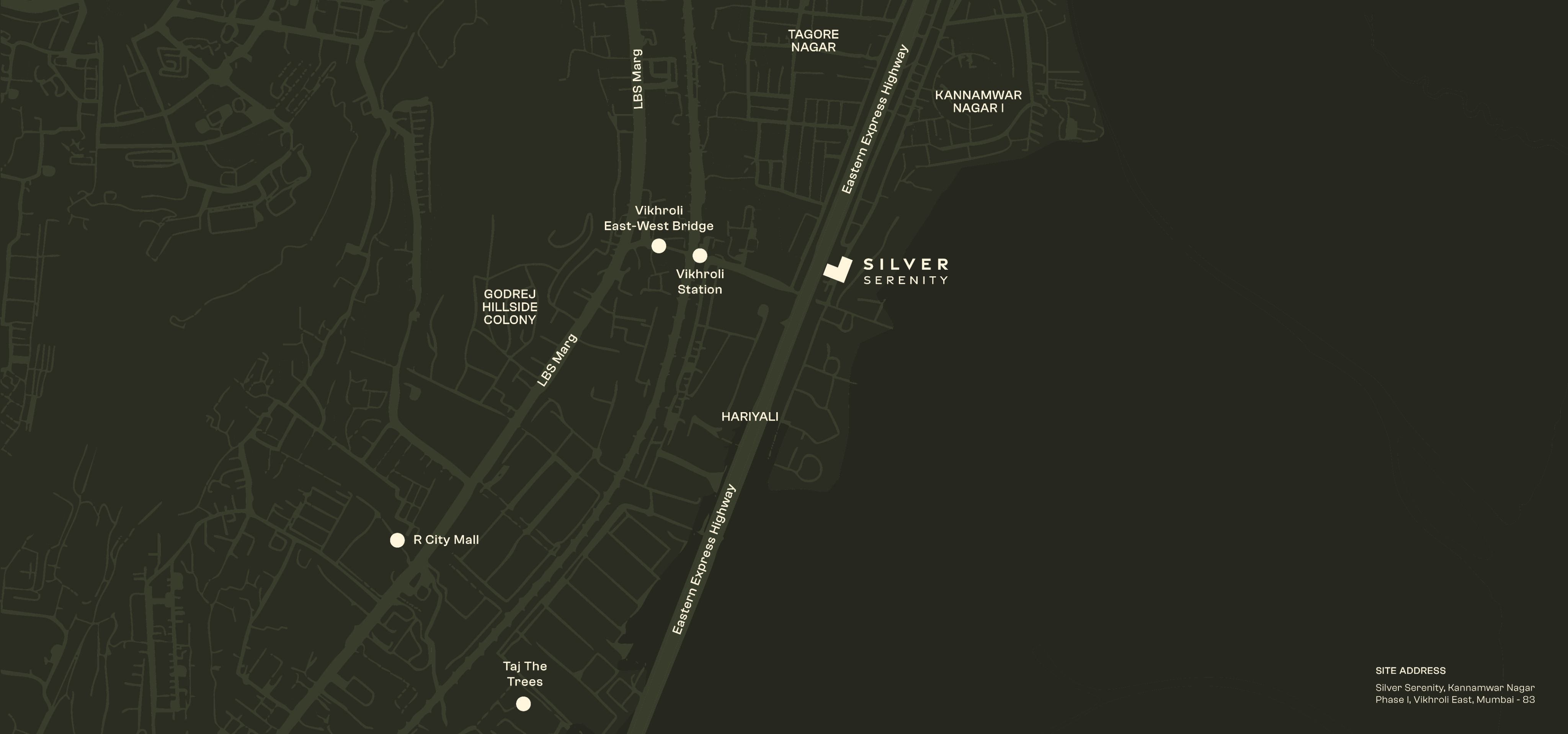 Silver Serenity Location Map